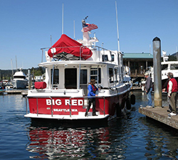 Big Red Arriving