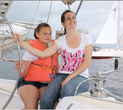Big Sisters Sail Past