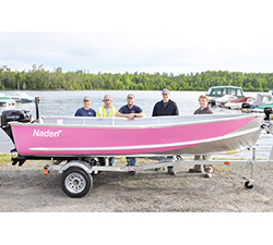 Naden's Pink Boat