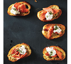 Sockeye Salmon Crostini