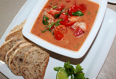 End of Summer Shrimp Stew