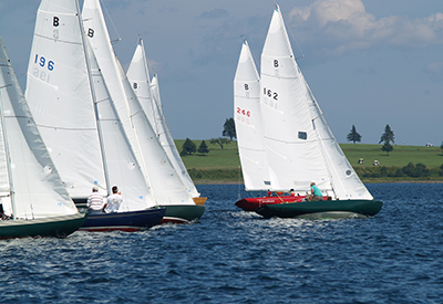 Chester Yacht Club bluenotes racing upwind