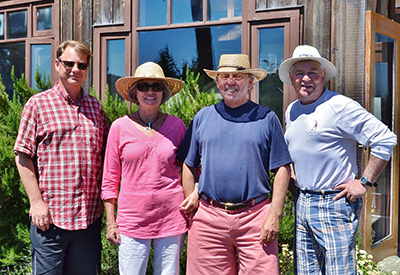 Galley Guys Western Exposure, Larry and Robin Page with Frank Leffelaar and Greg Nicoll