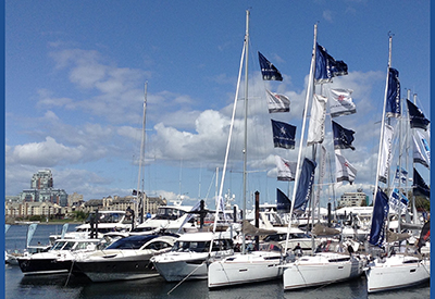 Fraser Yachts at the Victoria Boat Show