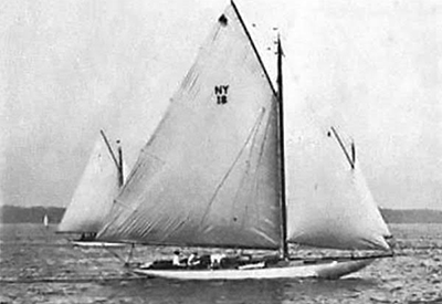 Blue Moon Under Sail