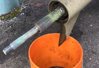 Gear Lube Drained