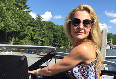 Joan On Boat 2