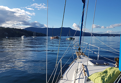 Mooring in Brentwood Bay