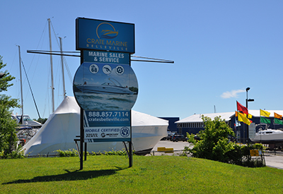 Crate Marine Sign