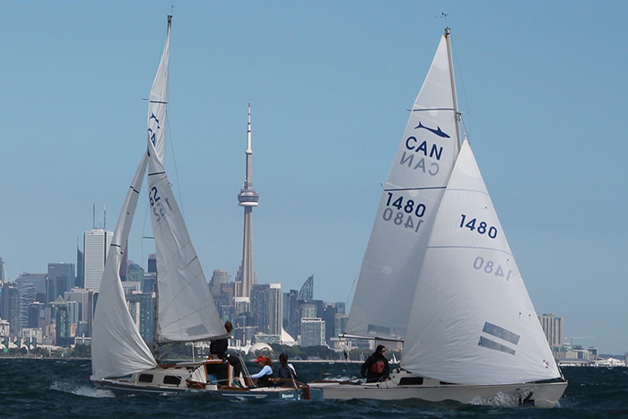 Women's Keelboat on Lake Ontario
