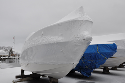 Winterized boats