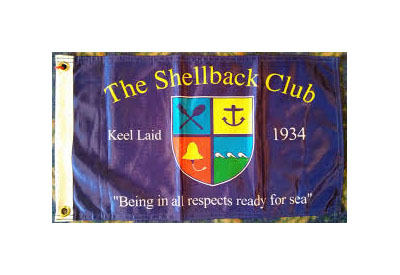 The Shellbacks Club Flag