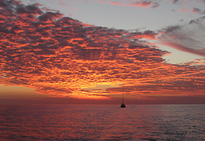 Sunset at Sea