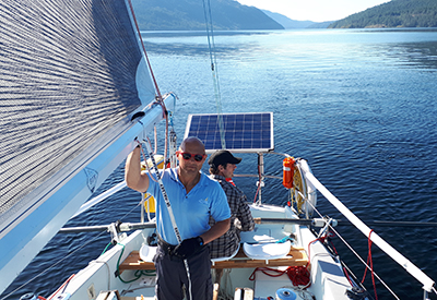 Pitoraq Sailing Out of Sansum Narrows