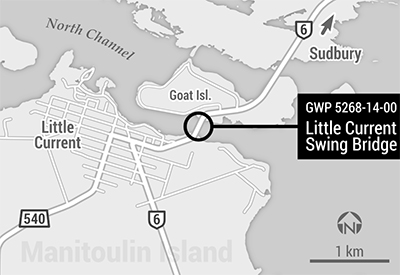 Little Current Map