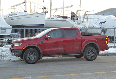 Ford Ranger at the Marina