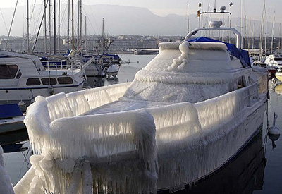 Frozen Boat