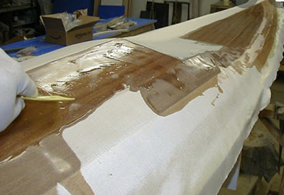 Wetting Fibreglass