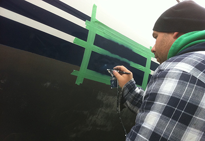 Spraying Gelcoat