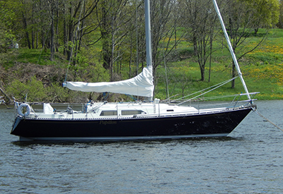 Papillon at Anchor in Prinyer Cove