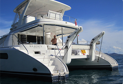 Serenity Power Cat 474 Moorings