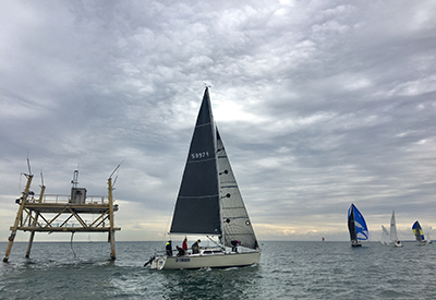 rounding the mark