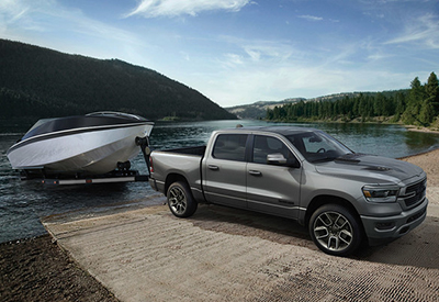 Dodge With Boat