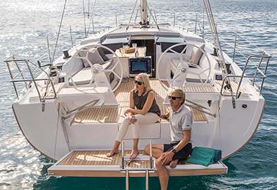 Hanse 418 Stern
