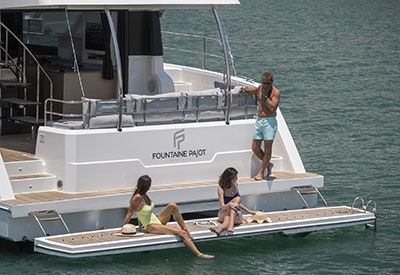 Fountain Pajot Swim Platform