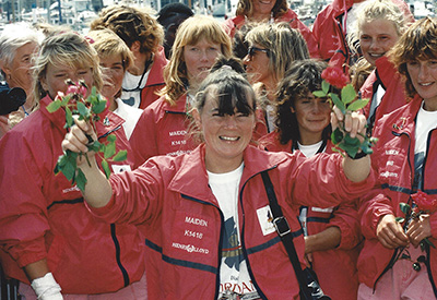 The Winning Crew Celebrates