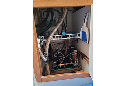 Inside Cabinet After Installation