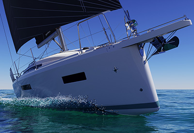 Jeanneau 380 Under Sail