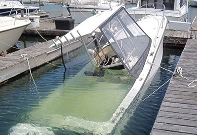 Below Waterline Hose Damage