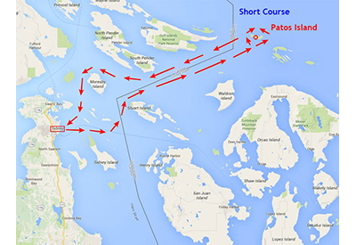 SinC Patos Race Short Course Map