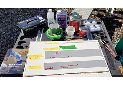 Supplies and colour matching 400