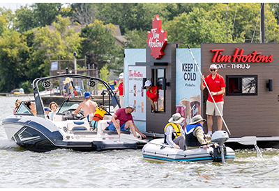 Tim Hortons Boat Thru
