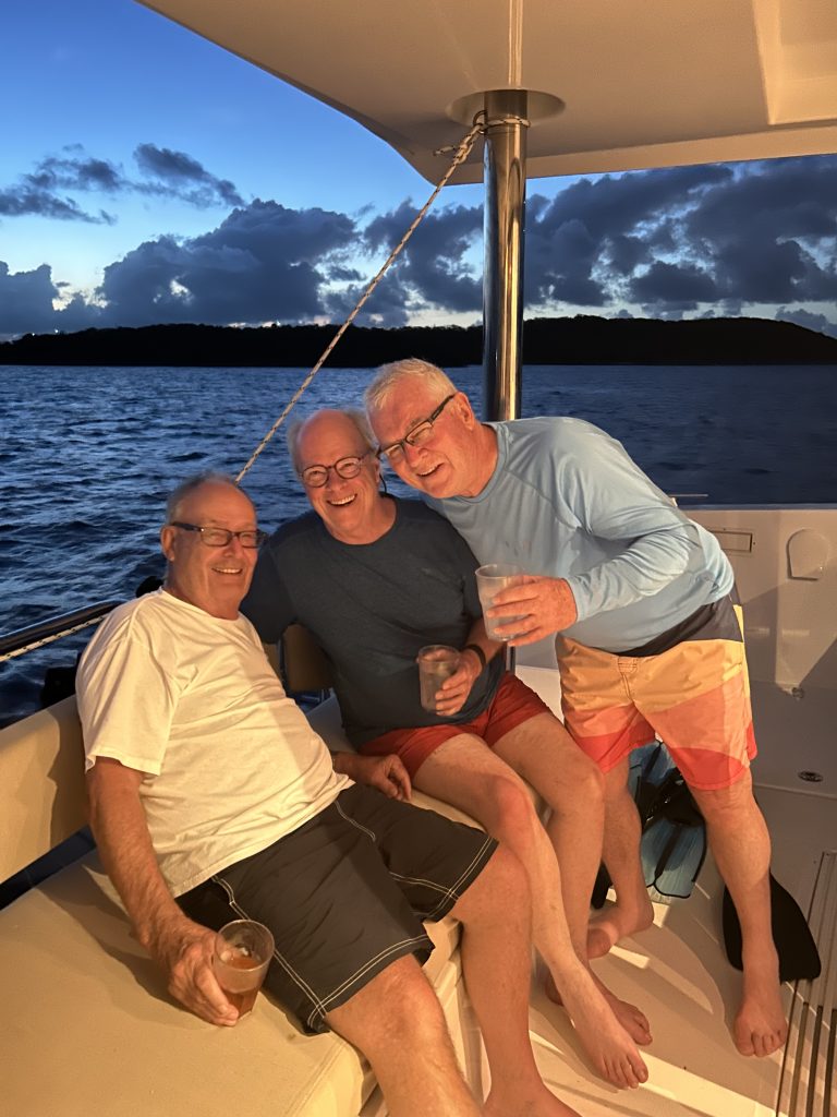 John, Andy and Greg
