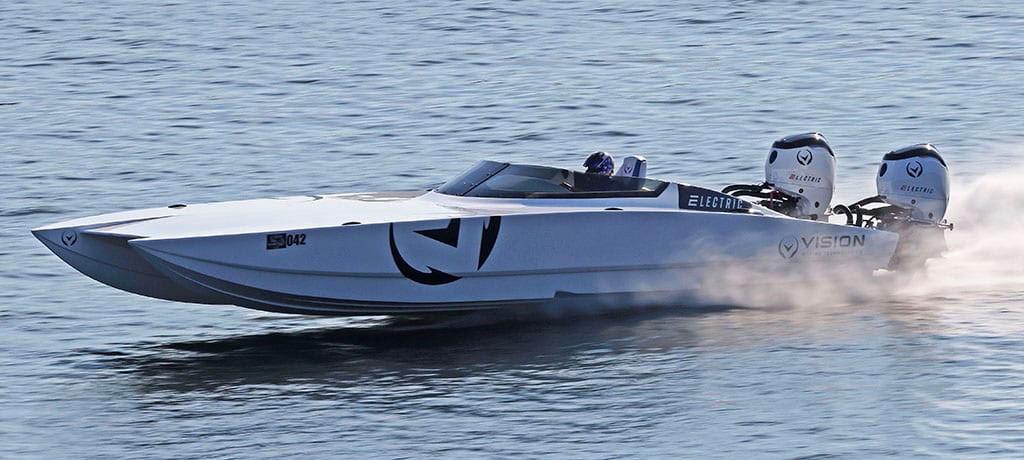 Electric boating just leaves bubbles