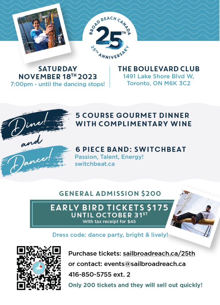 Broad Reach Canada 25th Anniversary