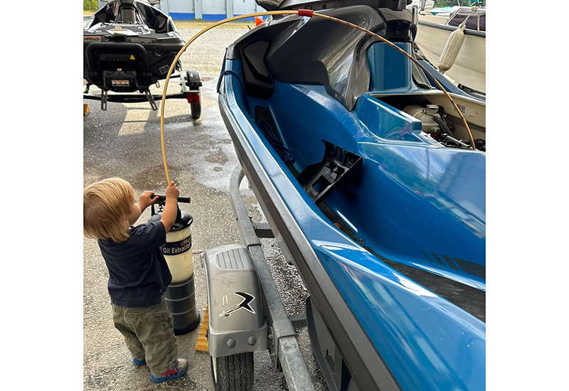 Little Eddie Removing the Old Stuff