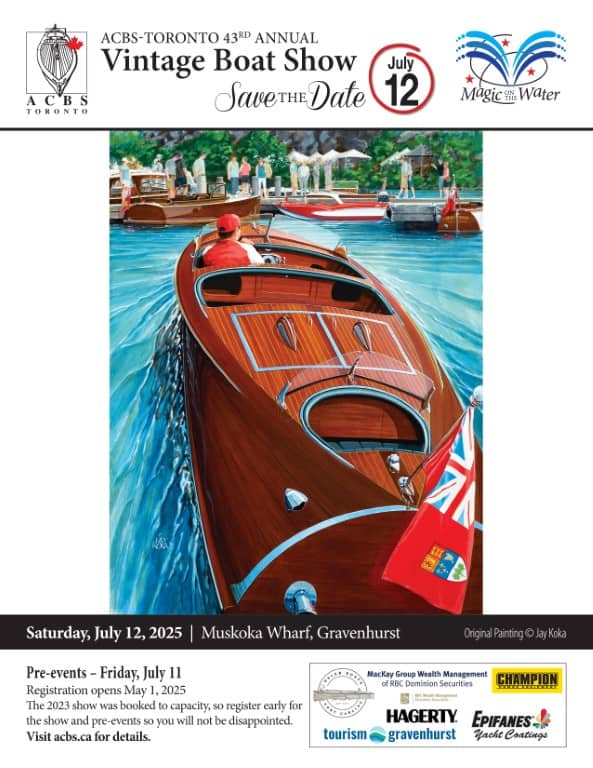 ACBS Vintage Boat Show Poster